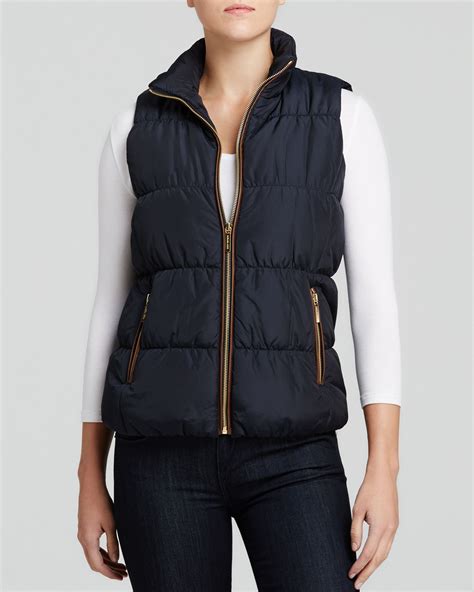 women michael kors puffer vest|Michael Kors quilted puffer vest.